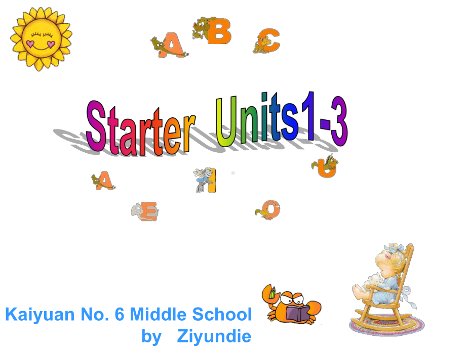 (人教版七年级上册英语ppt)starterunit1—starter-unit3复习课件22张.ppt_第2页