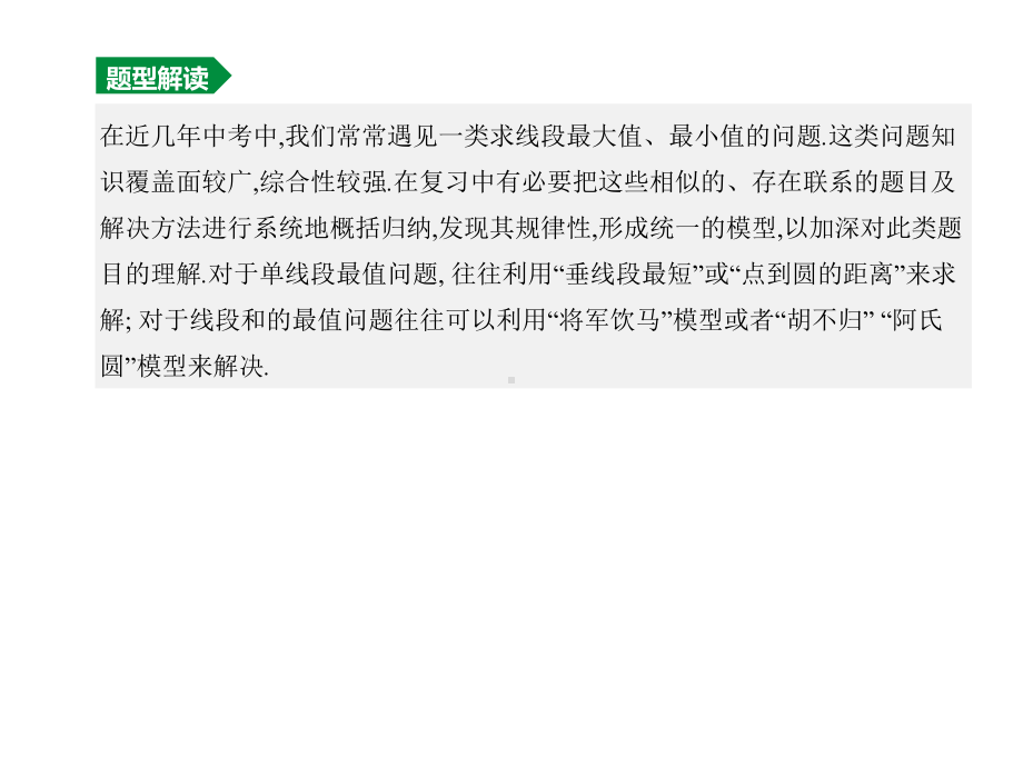 2020年中考数学复习专题训练：几何最值问题(含解析).pptx_第2页