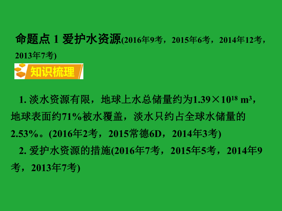 初三人教版九年级化学下册1复习资料第一部分教材知识梳理复习课件4第四单元自然界的水.pptx_第3页