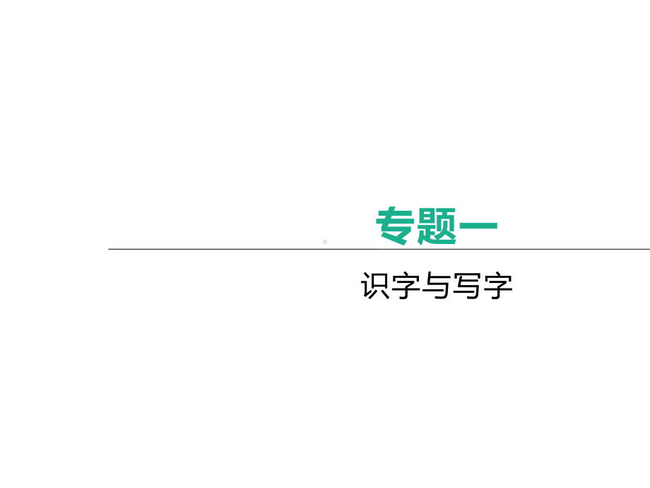 2021年中考语文复习专题01-识字与写字.pptx_第2页