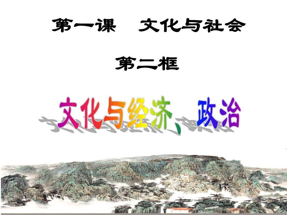 112文化与政治、经济课件1(人教版必修3).ppt_第2页