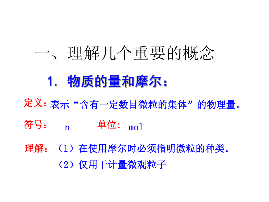 2020届高考化学复习物质的量考纲定标课件(共44张).pptx_第2页