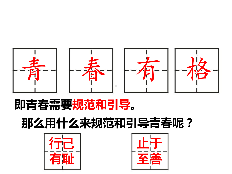 (最新)道德与法制七年级下册第一单元第三课第二框《青春有格》优秀课件.ppt_第3页