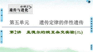 2021届一轮复习人教版孟德尔的豌豆杂交实验(二)课件(104张).ppt