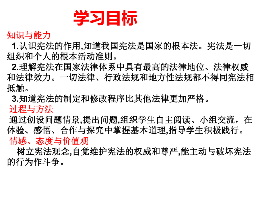 (名师整理)最新部编人教版道德与法治8年级下册第2课第1框《坚持依宪治国》市公开课一等奖课件.ppt_第2页