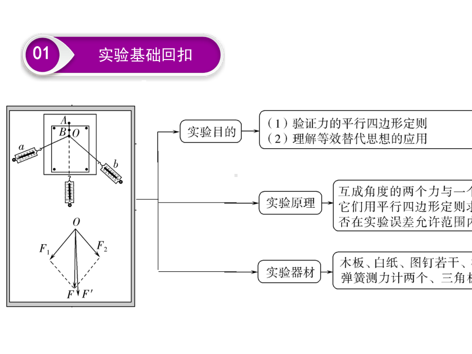 2021届高三一轮复习物理资料实验3验证力的平行四边形定则PPT教学课件.ppt_第3页