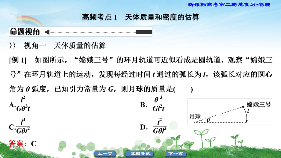 2020新课标高考物理二轮总复习课件：114万有引力定律及其应用.ppt_第3页