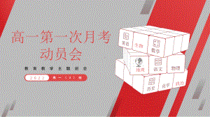 高中主题班会 高一第一次月考动员会（含视频）.ppt