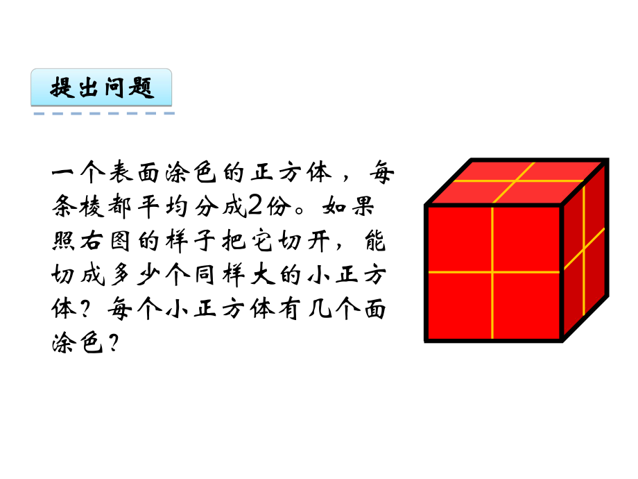 1.11《表面涂色的正方体》ppt课件-小学六年级数学上册-苏教版.ppt_第3页