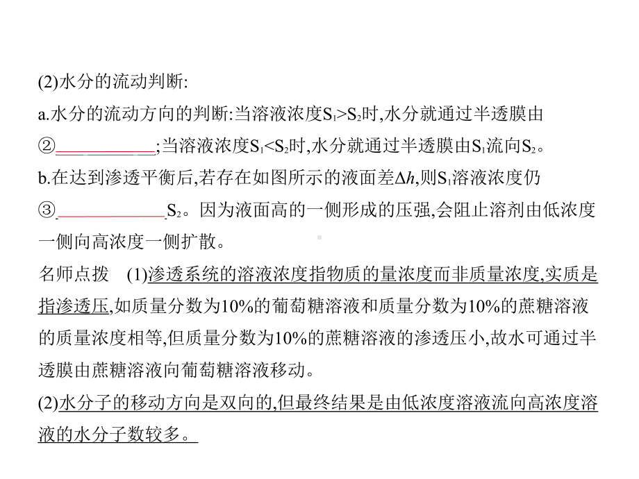 2021年新课标新高考生物复习课件：专题3-物质进出细胞的方式.pptx_第2页