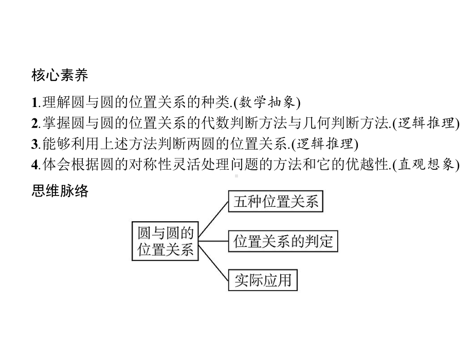 2021学年新教材高中数学第二章平面解析几何2.3.4圆与圆的位置关系ppt课件新人教B版选择性必修第一册.pptx_第2页