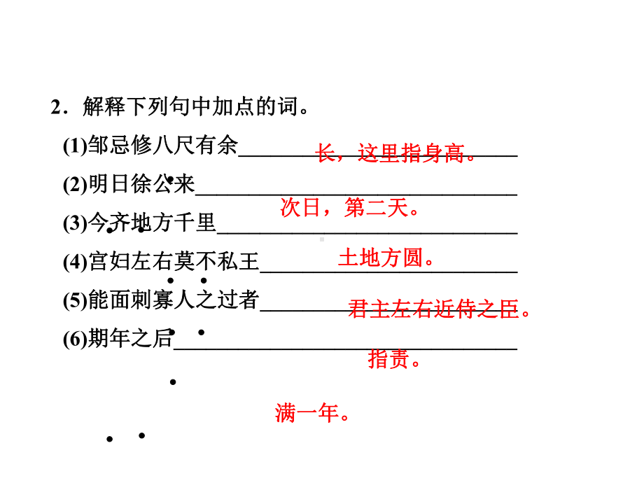 2020年部编版九年级下册语文-21.邹忌讽齐王纳谏-习题课件.ppt_第3页