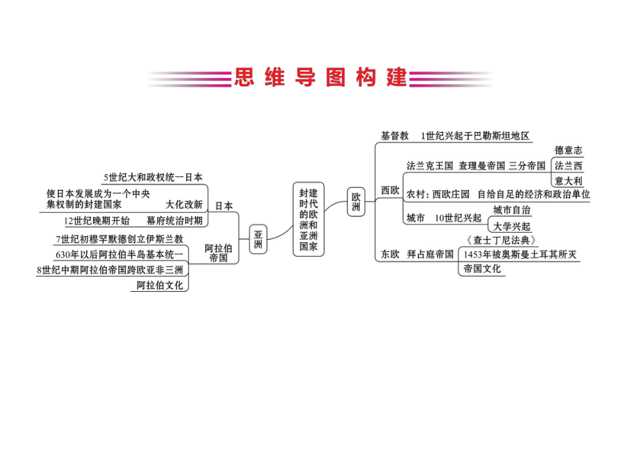 2020年中考历史全程复习课件知识20封建时代的欧洲和亚洲国家.ppt_第3页