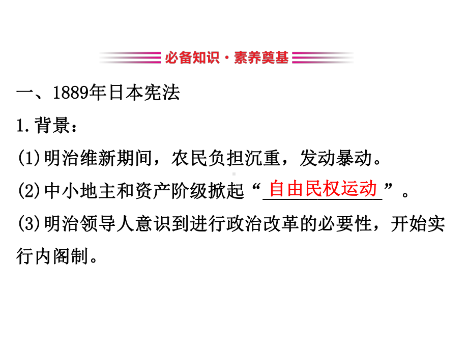 2020版高中历史人教选修一课件：8.4-走向世界的日本.ppt_第3页