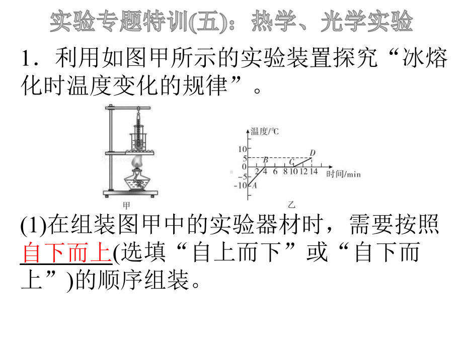 2020年中考物理复习实验专题-热学、光学实验专题.pptx_第2页