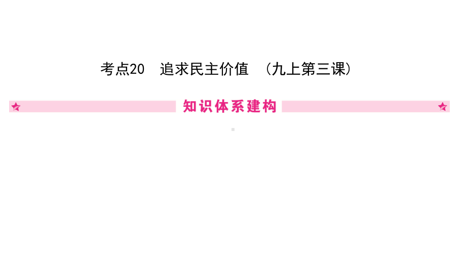 2021年江西省中考一轮道德与法治精讲课件考点20追求民主价值.pptx_第2页