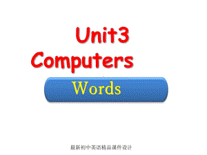 牛津深圳初中英语八年级英语上册Unit3ComputersWords课件.ppt--（课件中不含音视频）