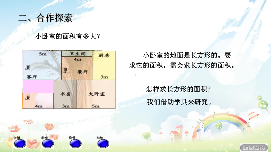 人教版小学三年级下册数学长方形和正方形面积计算课件.ppt_第3页