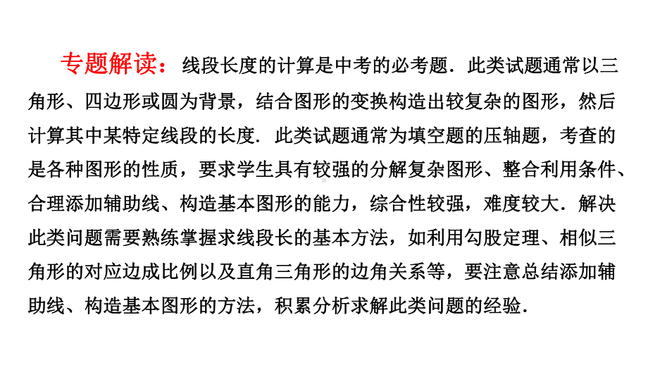 中考复习专题：求线段的长度课件(共19张)(同名292).pptx_第2页