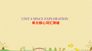 2022新人教版（2019）《高中英语》必修第三册Unit 4 Space Exploration 单元核心词汇突破(ppt课件).pptx