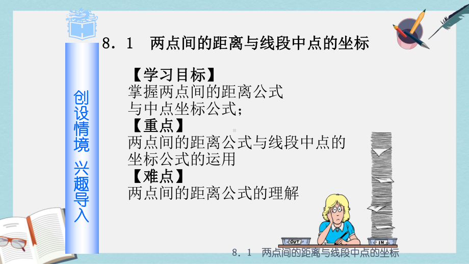 高教版中职数学(基础模块)下册81《两点间的距离与线段中点的坐标》课件1.ppt_第2页