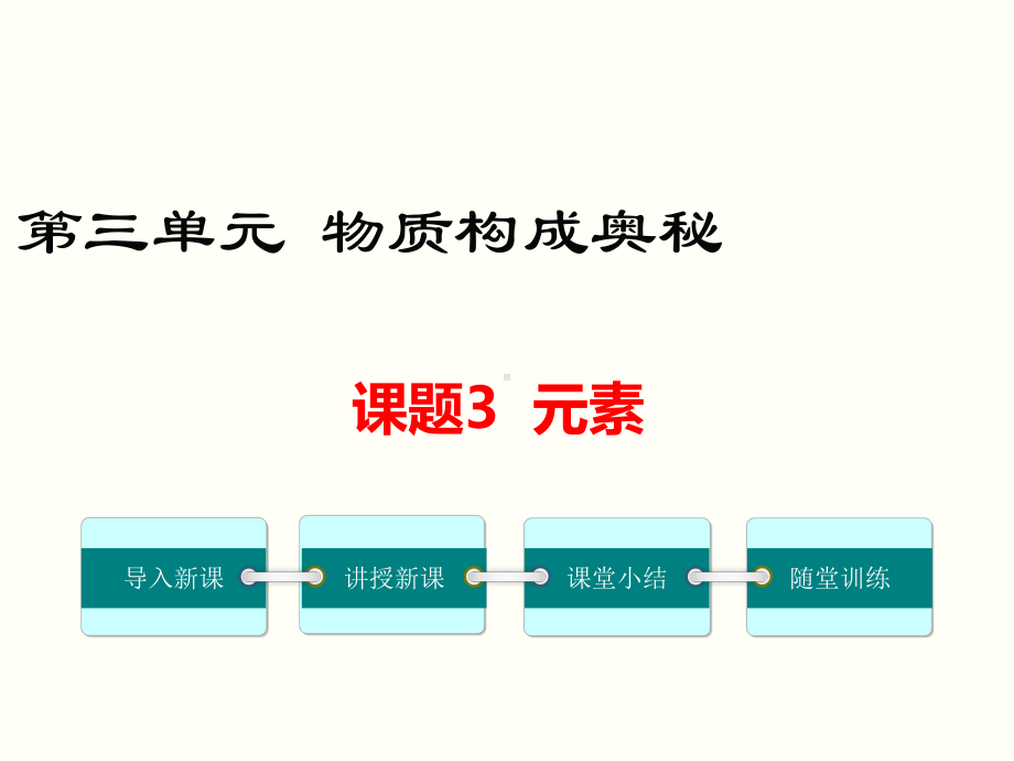 人教版九年级化学上册课件第三单元课题3元素.ppt_第1页