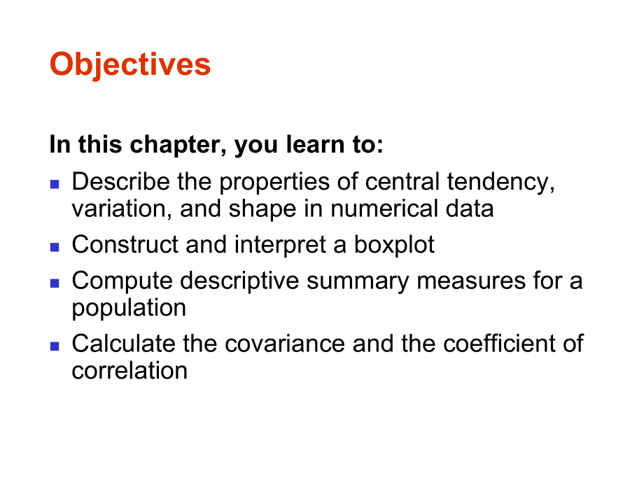 商务统计学英文版教学课件第3章.ppt_第2页