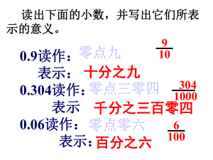 新北师大版四下《小数的意义(三)》课件.ppt