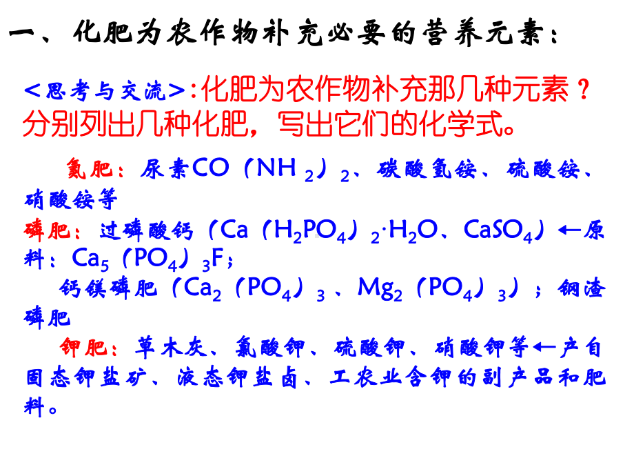 高中化学化肥和农药课件.ppt_第3页