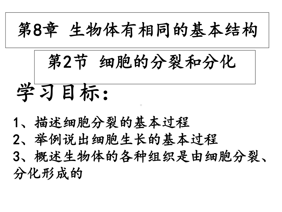 苏科版七下生物细胞的分裂和分化课件.ppt_第3页