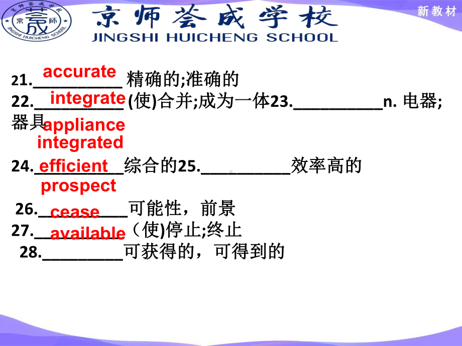 Unit2 Looking into the future 单元复习与提升(ppt课件)-2022新人教版（2019）《高中英语》选择性必修第一册.pptx_第3页