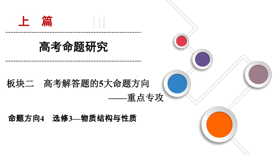 高考化学解答题的5大命题方向04选修3—物质结构与性质课件.ppt_第1页