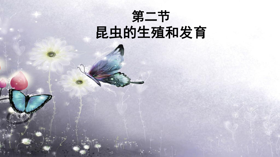 新人教版八年级生物下册第二节昆虫的生殖和发育课件.ppt_第1页