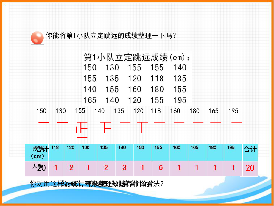 青岛版(六三制)四年级数学下册第八单元《分段统计表(信息窗2)》教学课件.pptx_第3页