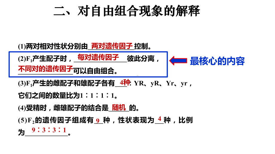 高中生物必修二孟德尔的豌豆杂交实验(二)基础复习课件.pptx_第3页