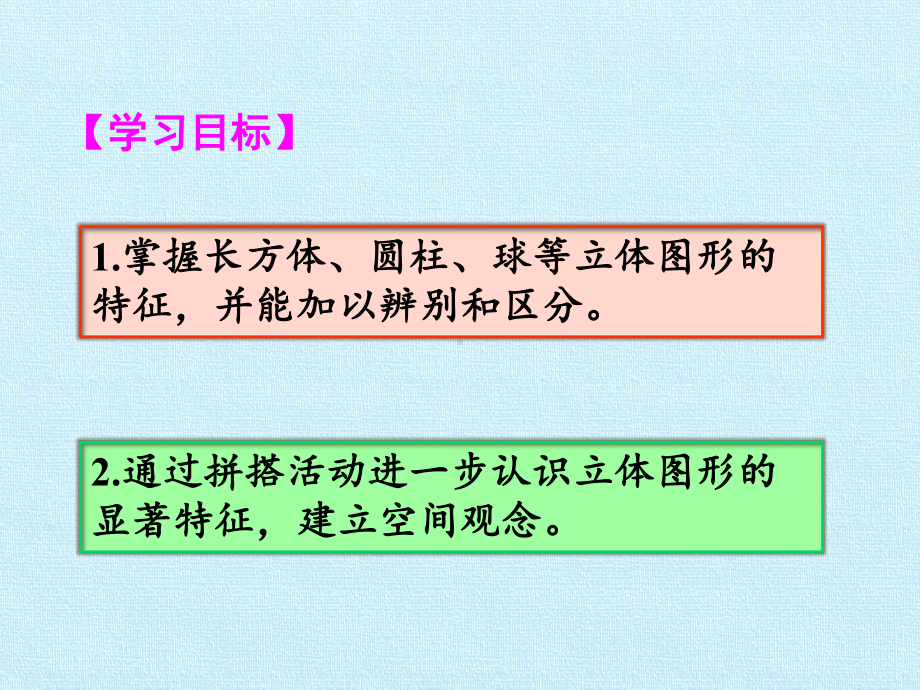 [人教版]小学数学一年级上册《认识图形(一)》复习课件2.pptx_第2页