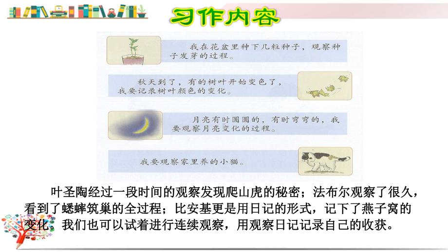 部编版人教版四年级语文上册《习作：写观察日记》课件.ppt_第3页