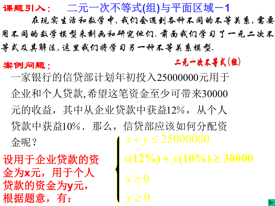 人教A版高中数学必修5课件331二元一次不等式组与简单的线性规划问题-2.ppt_第2页