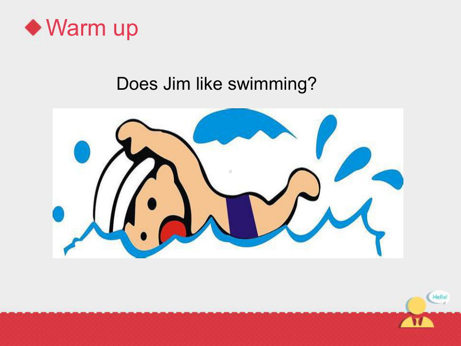 科普版英语5上课件Lesson4DoesJimlikeswimming课件第二课时.ppt--（课件中不含音视频）_第2页