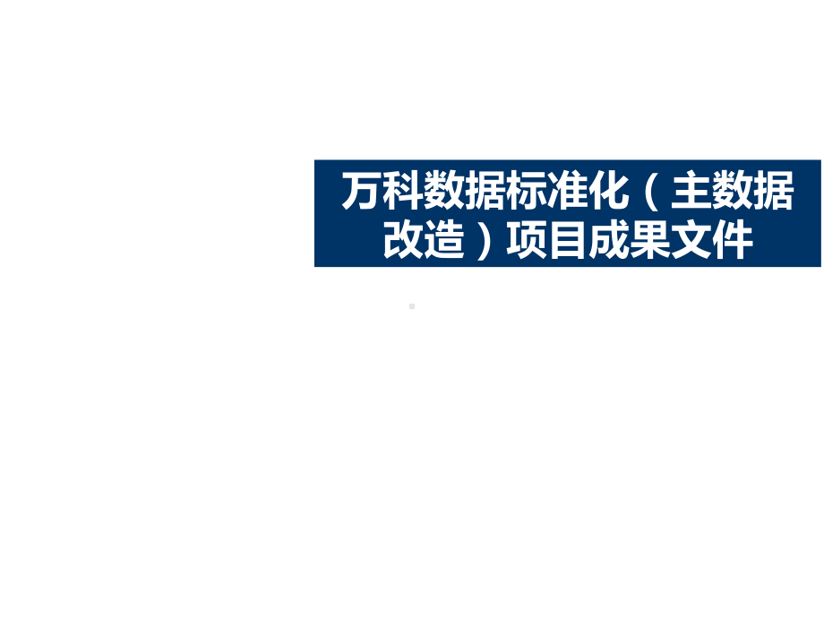 数据标准化(主数据改造)项目成果文件课件.ppt_第1页