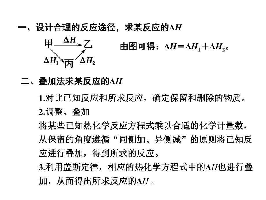 高考化学一轮复习66方法规律盖斯定律的重要应用课件.ppt_第3页