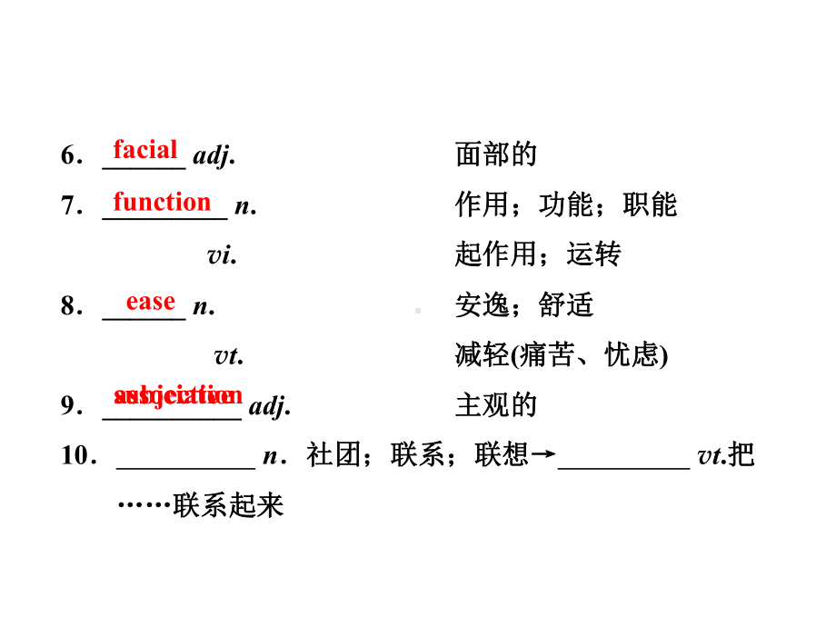 高中英语必修四unit4body-language重点单词和短语课件.ppt--（课件中不含音视频）_第3页