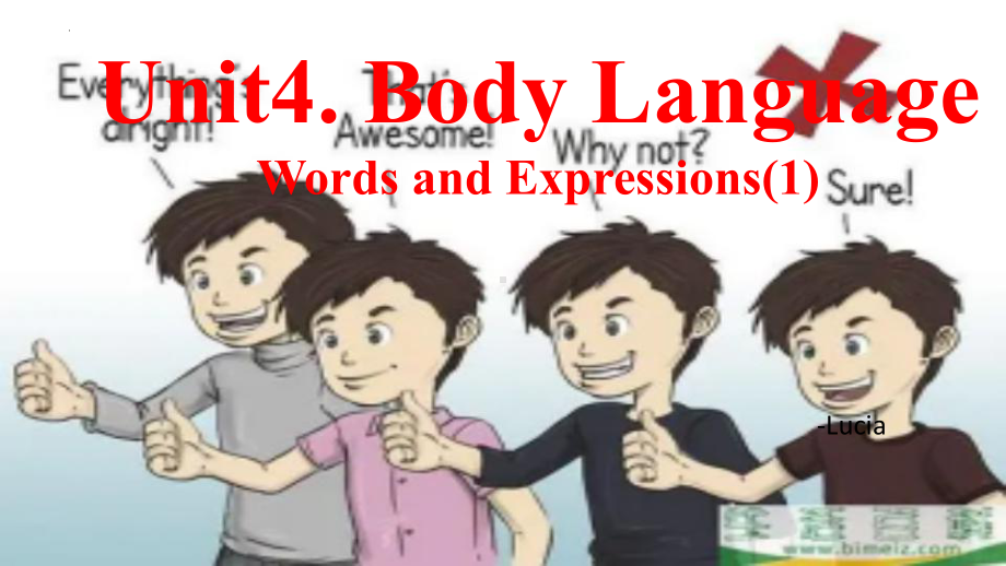 Unit 4 Body Language Words and expressions单词(ppt课件)-2022新人教版（2019）《高中英语》选择性必修第一册.pptx_第2页