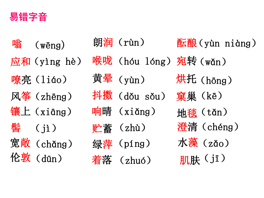 [部编版]初中七年级语文上册第一单元复习课件.pptx_第2页