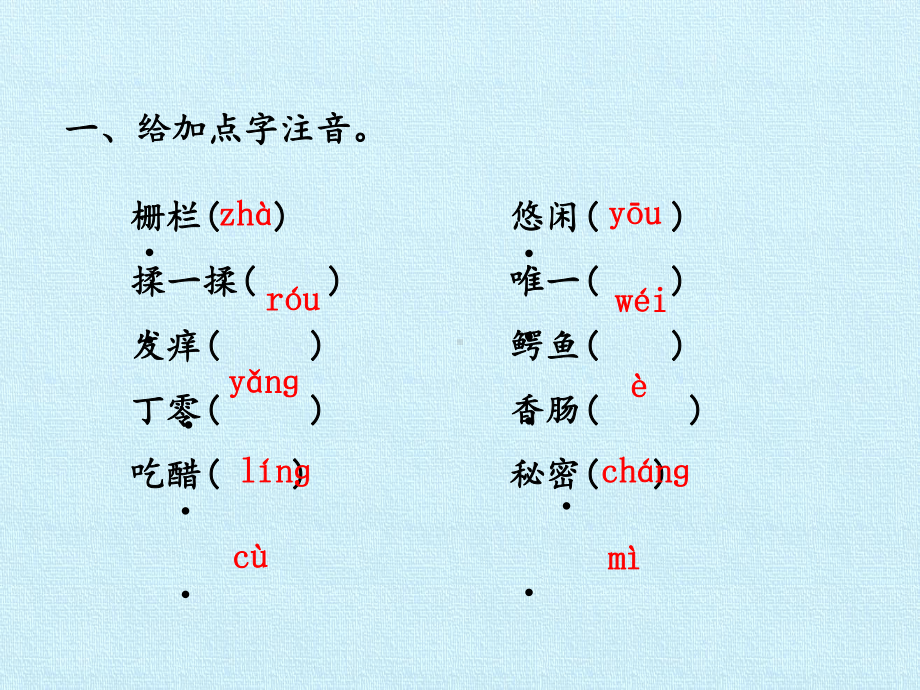 [部编版]小学三年级语文下册第五单元复习课件2.pptx_第2页