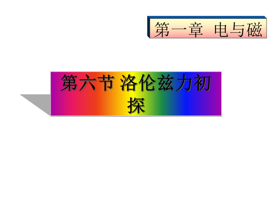 洛伦兹力初探正式版课件.ppt_第2页