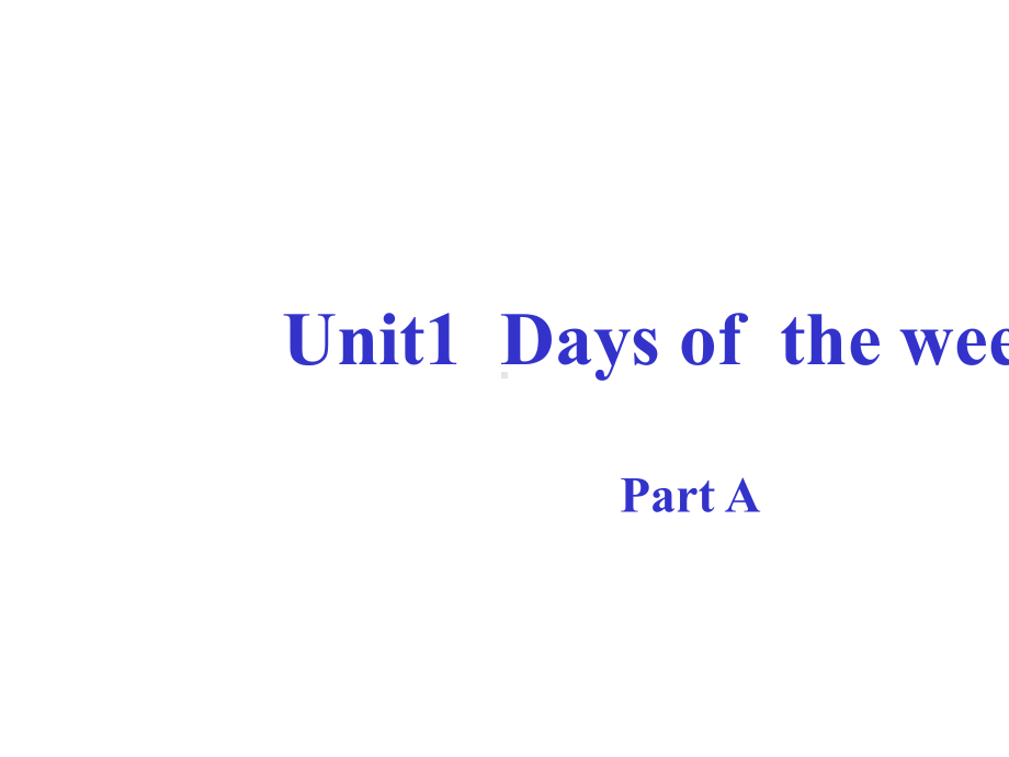 四年级下册英语课件-Unit-1-Days-of-the-Week-Part-A-闽教版.pptx--（课件中不含音视频）_第2页