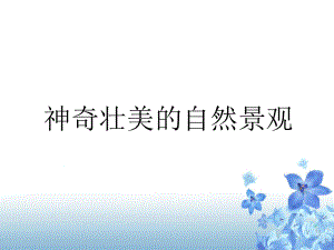 桂美版五年级美术上册《神奇壮美的自然景观》课件.ppt