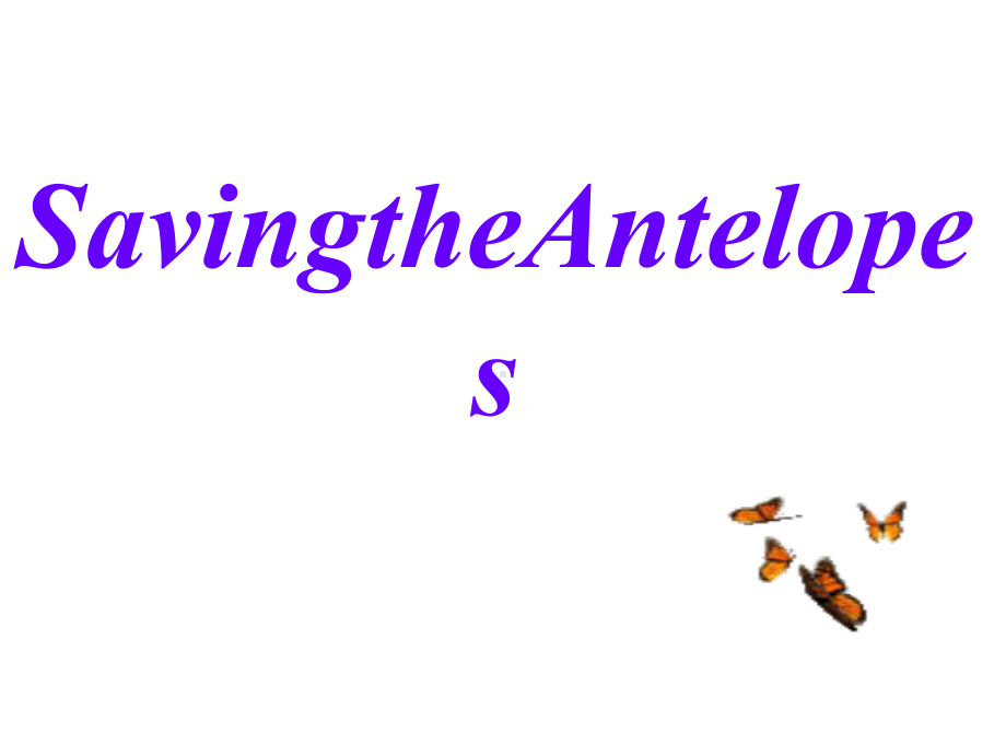 外研版高中英语必修五-saving-the-antelopes.pptx--（课件中不含音视频）_第2页