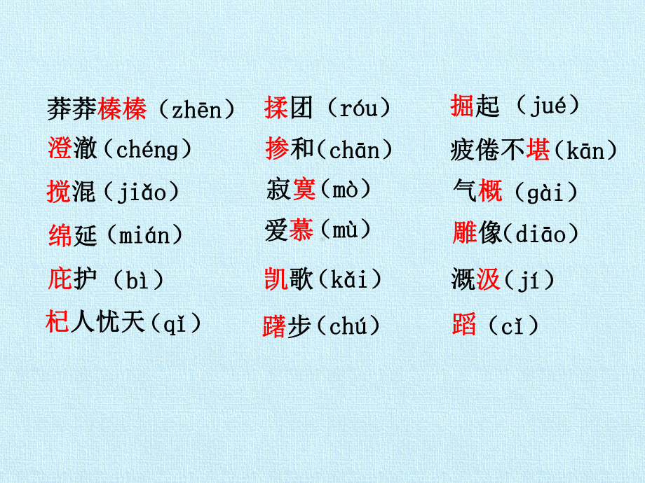 [部编版]初中七年级语文上册第六单元复习课件.pptx_第3页